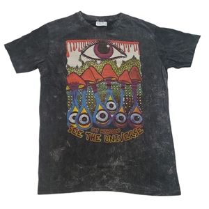 Tshirt No Time Stonewashed Eat Mushroom Sizes M L XL
